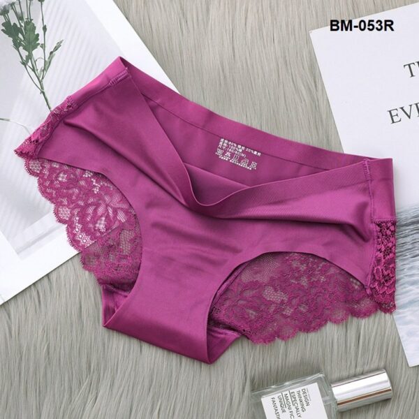 Silk Seamless Lace Panty - Image 2