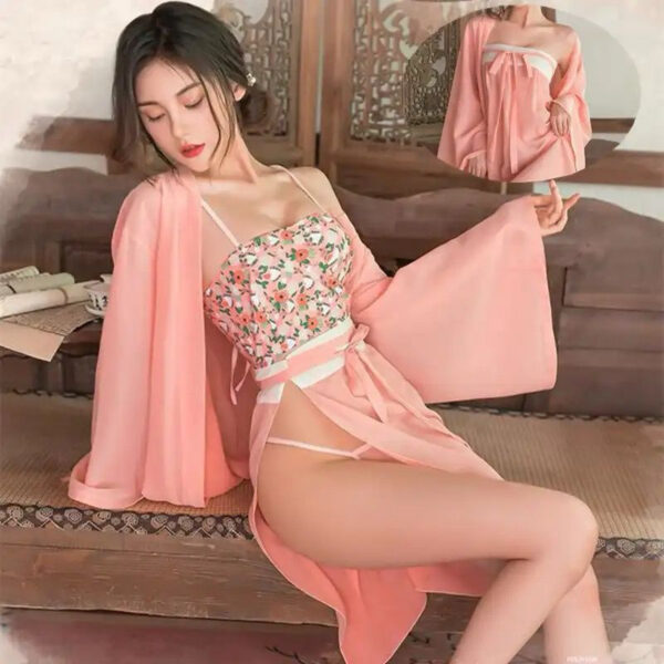 Chinese Style Anime Costume Lingerie Set For Women