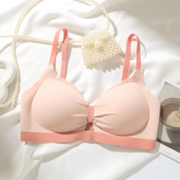 Bow Knot Wire Free Seamless Bra