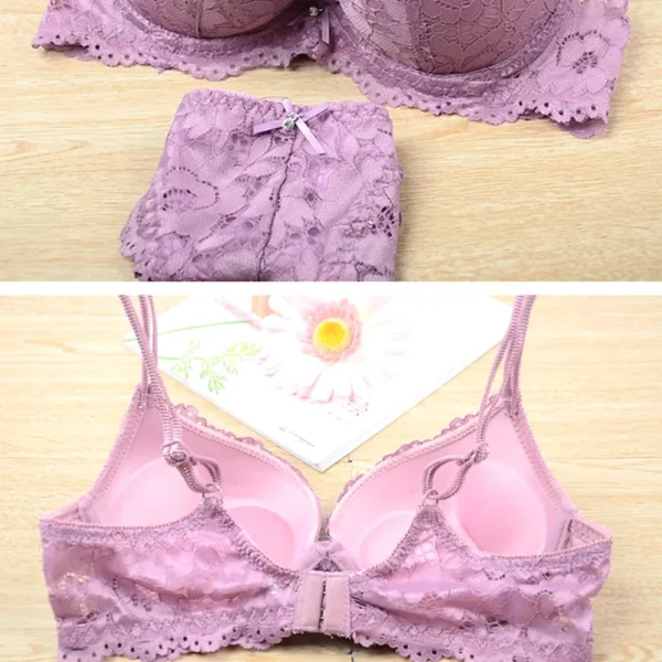 japanese Style Lingerie Set  Push Up Bra - Image 32