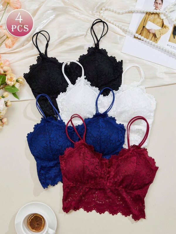 Ace Bralette Bra with chest pad - Image 3