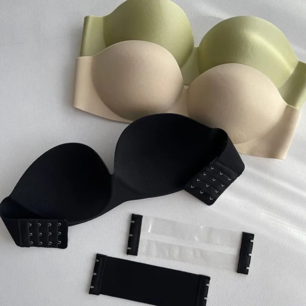 Women Strapless Bra 1/2 Cup Seamless - Image 8