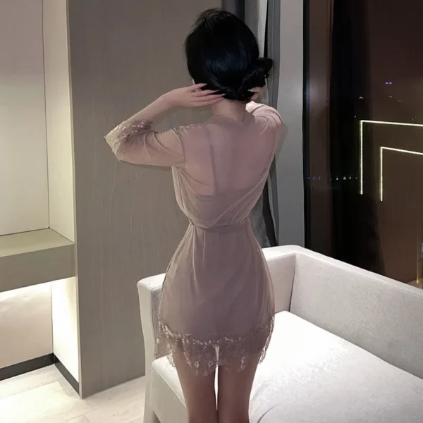 Transparent Robe Set For Women Nightwear - Image 11