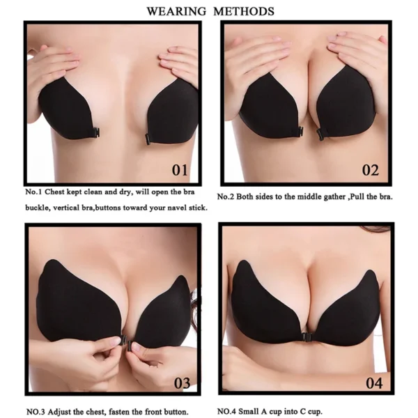 Mango Silicone Chest Stickers Push Up Bra - Image 9