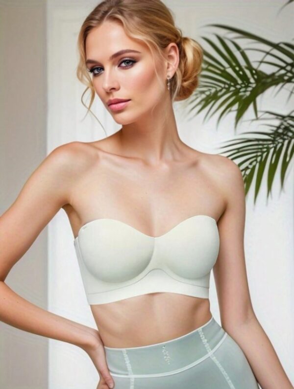 Women Gathered Seamless Lingerie Push Up Bra - Image 4