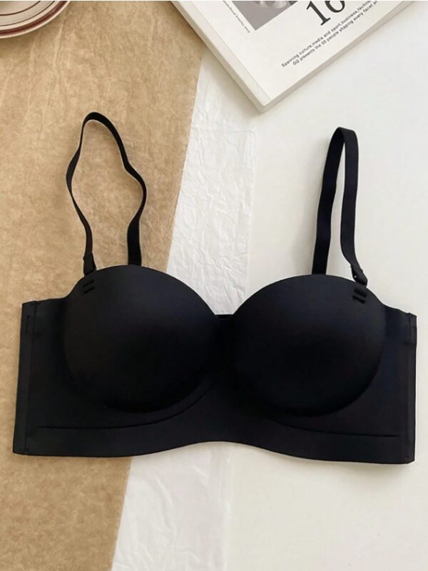 Women Gathered Seamless Lingerie Push Up Bra - Image 5