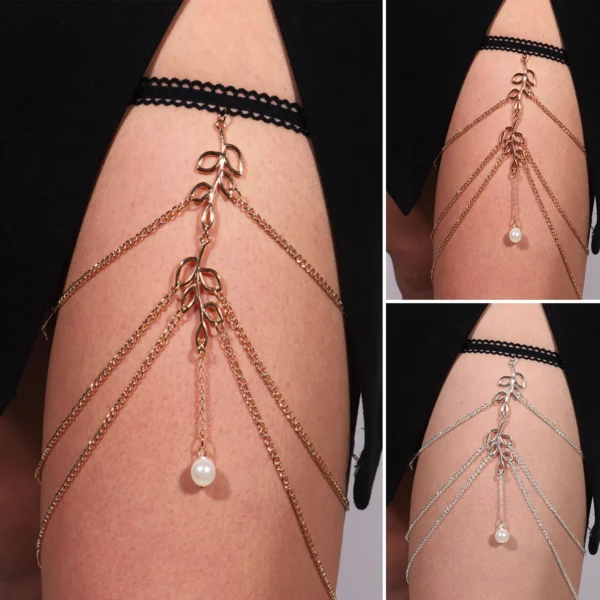 Lady Body Jewelry Anti-falling Exquisite Women Thigh Chain - Image 2