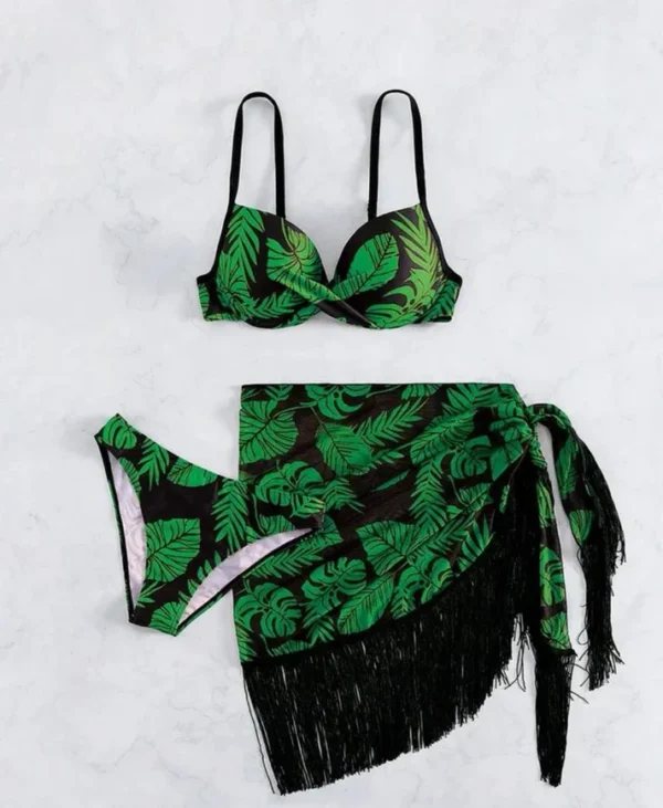 Pattern 3 Piece Summer Swimsuit - Image 12