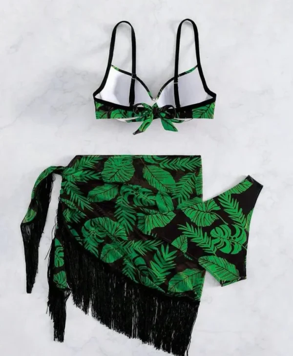 Pattern 3 Piece Summer Swimsuit - Image 10