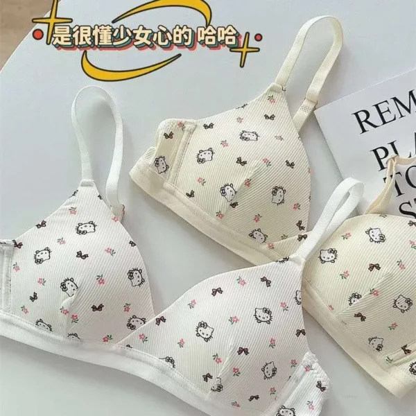 Hello Kitty Student Triangle Cup Bra Cartoon - Image 11