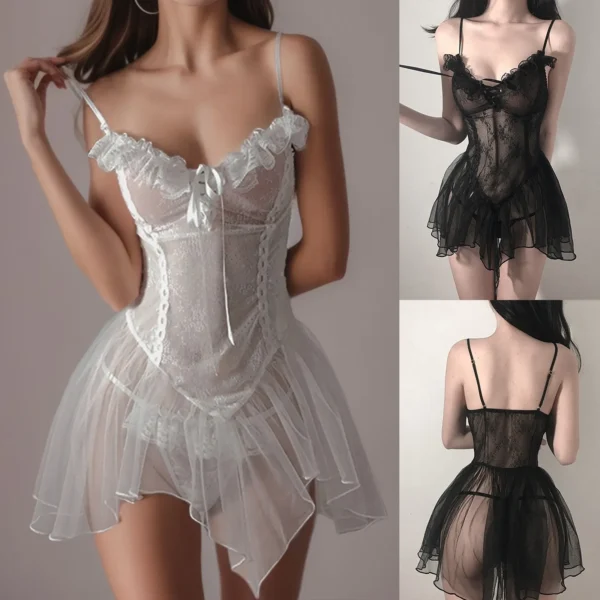 Strappy ruffles nighty